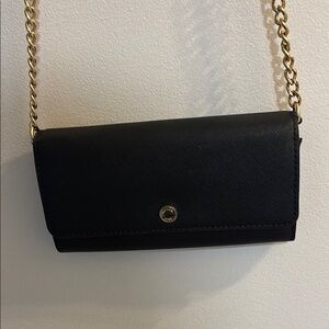 Michael Kors Black Leather WOC
